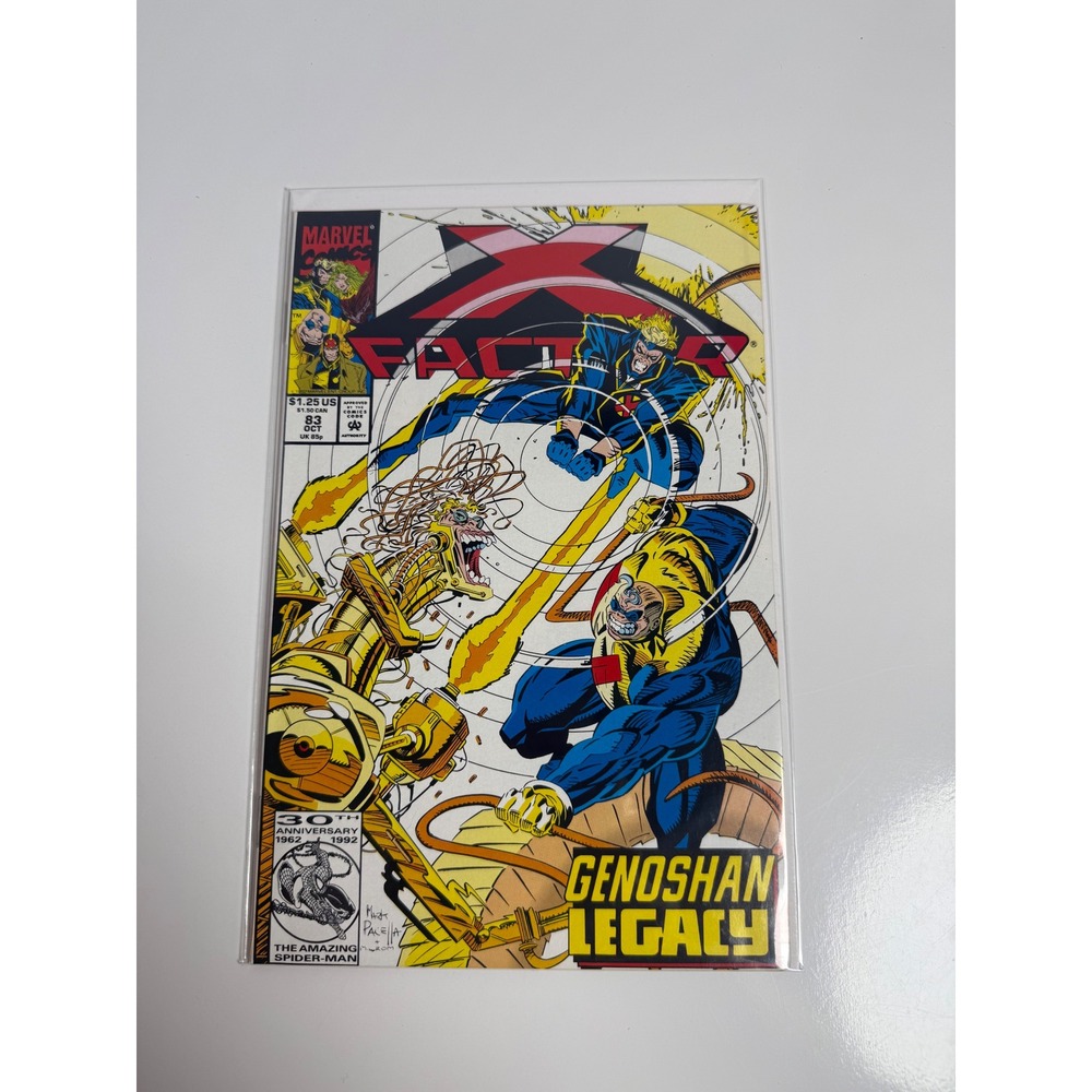 X-Factor 83 Marvel 1992 Genoshan Legacy Mark Pacella Havok Strong Guy Copper Age